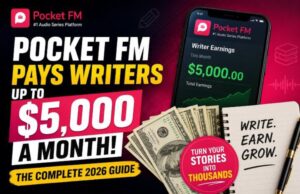 Pocket FM Pays Writers Up to $5,000 a Month: The Complete 2026 Guide