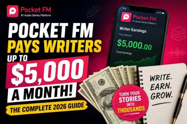 Pocket FM Pays Writers Up to $5,000 a Month: The Complete 2026 Guide